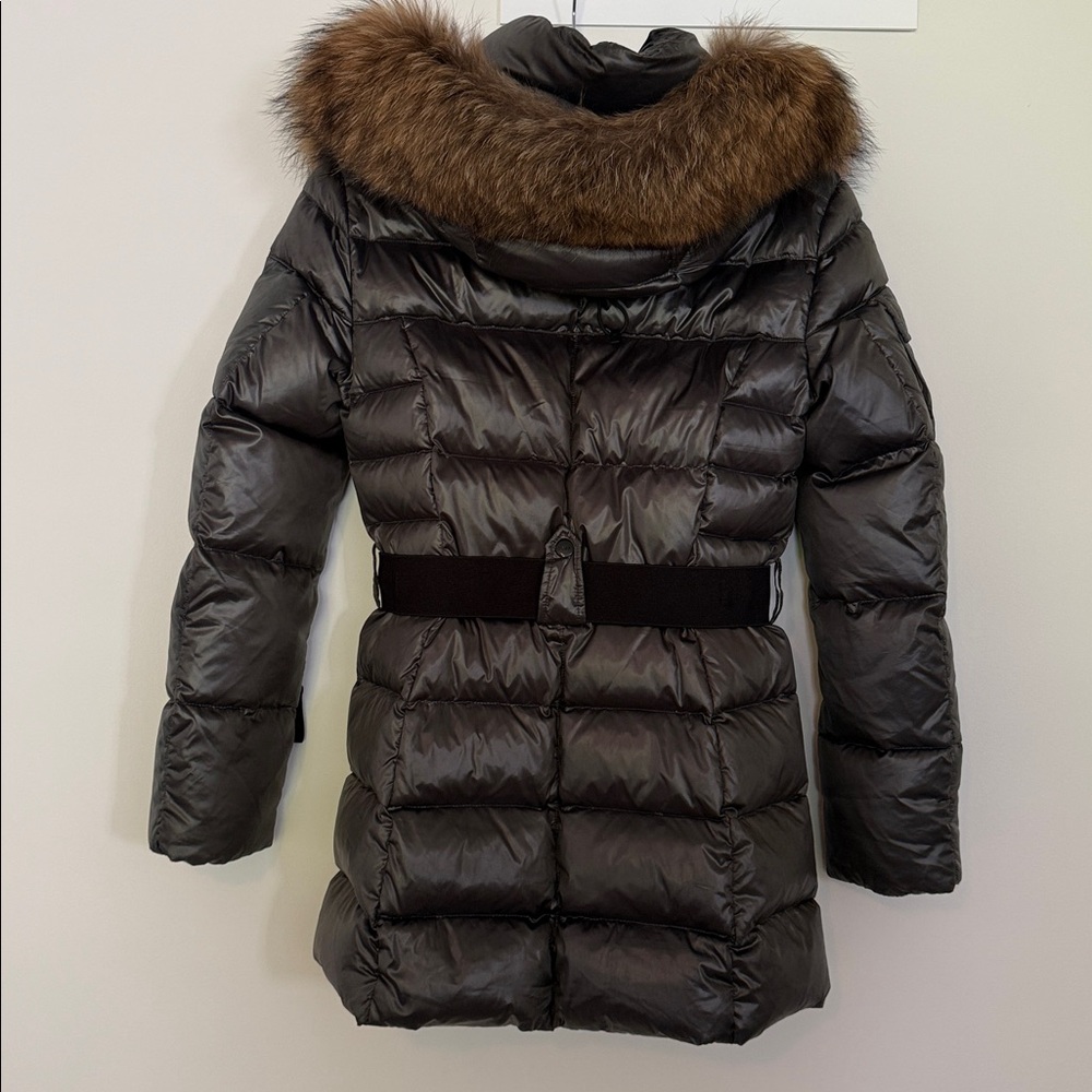 SAM Puffer Coat w Fur Trim Hood - Size XS - Picture 7 of 8